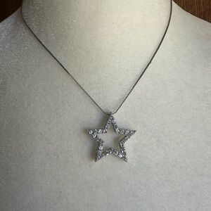 Sterling Silver Star Pendant Necklace